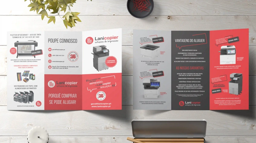 Projeto de design gráfico para Lanicopier