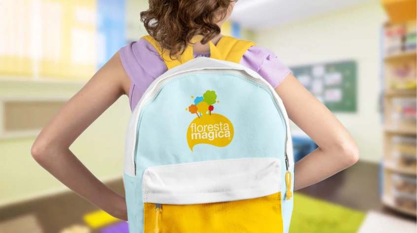 Sinalização e material promocional Floresta Mágica