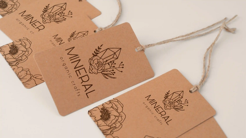 Material promocional Mineral - organic Crafts