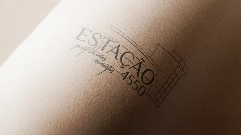 Design de identidade visual Estação 4550