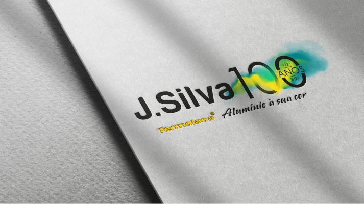 Logótipo e identidade visual J.Silva 100 anos