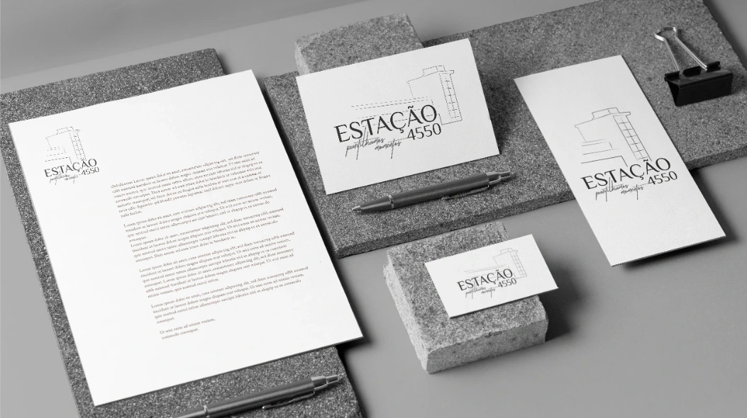 Identidade visual Estação 4550