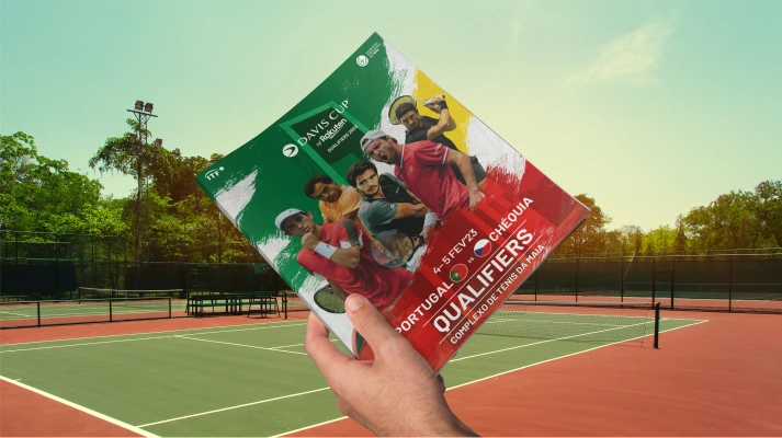 Exemplo de impressão digital em papel de alta qualidade