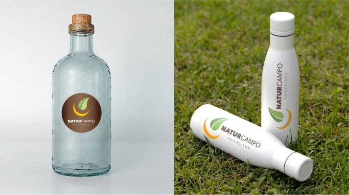 Diversos brindes e material promocional personalizado